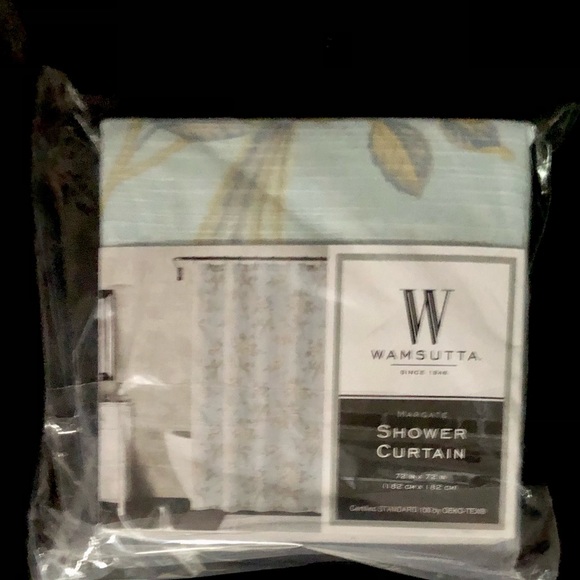 Wamsutta Bath Illusion Blue Margate Shower Curtain New Poshmark